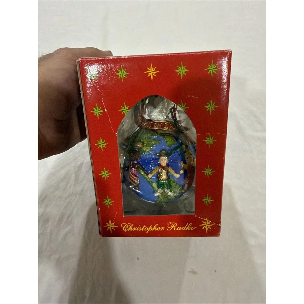 Christopher Radko Christmas Ornament Vintage‎ 2000 UNITED FOR PEACE New In Box!!